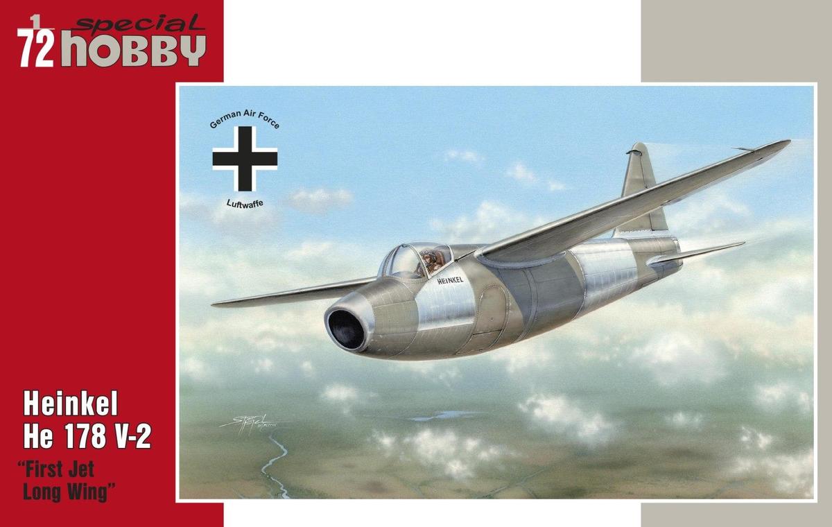 Heinkel He 178 V-2 "First Jet Long Wing" - SPECIAL HOBBY 1/72