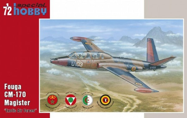 FOUGA CM-170 MAGISTER (Exotic Air Forces) - SPECIAL HOBBY 1/72