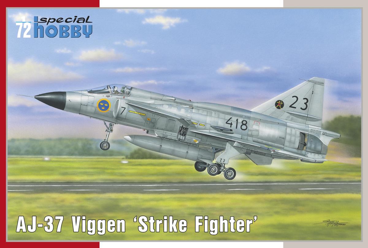 Saab AJ-37 Viggen Strike Fighter - SPECIAL HOBBY 1/72