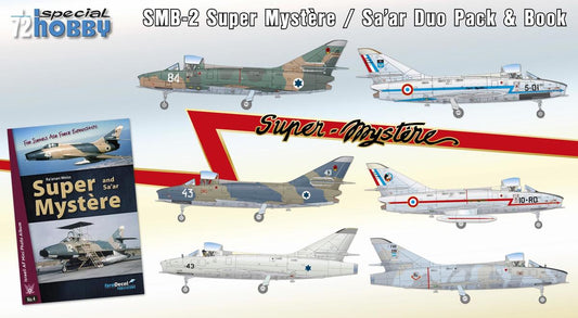 SMB-2 Super Mystère / Sa'ar Duo Pack & Book - SPECIAL HOBBY 1/72