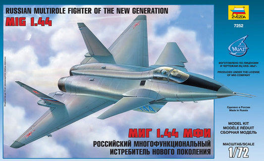 Mikoyan Mig 1.44 Russian 5e Generation Fighter - ZVEZDA 1/72