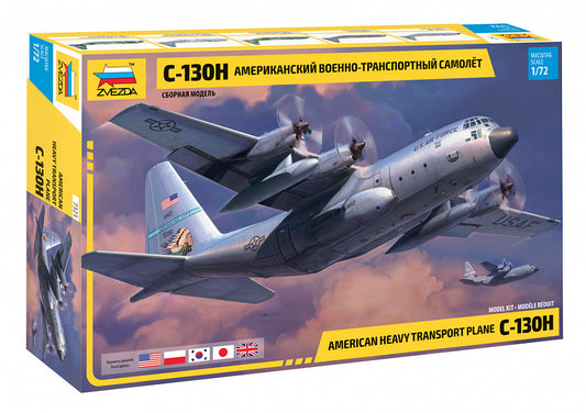 Lockheed C-130H Heavy Transport Plane - ZVEZDA 1/72