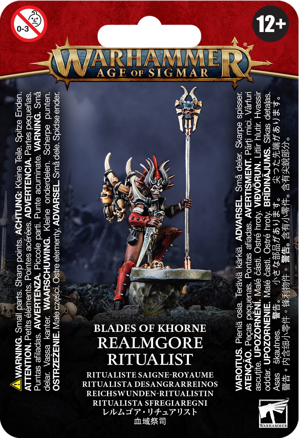 Realmgore Ritualist / Ritualiste Saigne-Royaume - Blades of Khorne - WARHAMMER AGE OF SIGMAR / CITADEL