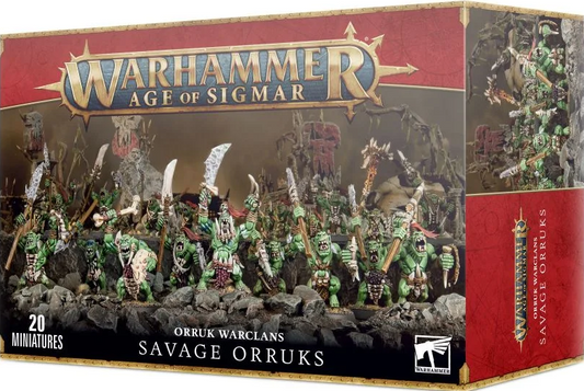 Savage Orruks - Orruk Warclans - WARHAMMER AGE OF SIGMAR / CITADEL
