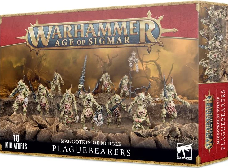 Plaguebearers of Nurgle / Portepestes - Maggotkin of Nurgle - Warhammer Age of Sigmar / Citadel