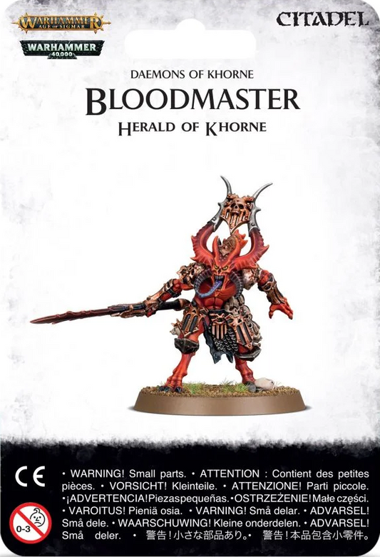 Bloodmaster, Herald of Khorne - Daemons of Khorne - WARHAMMER AGE OF SIGMAR / 40.000 / CITADEL
