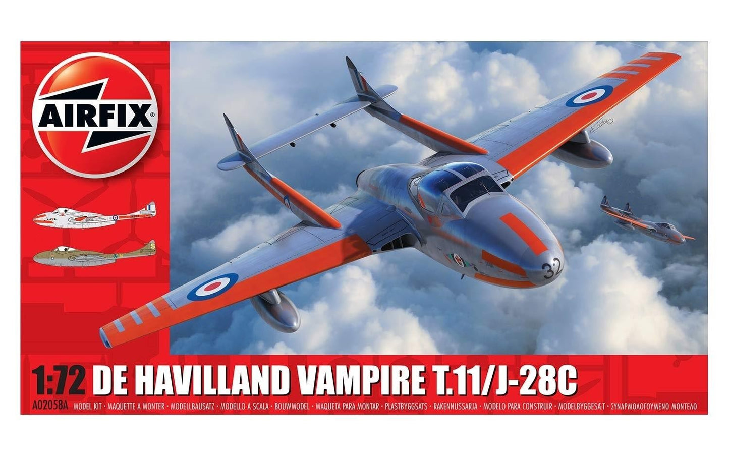 De Havilland Vampire T.11/J-28C - AIRFIX 1/72