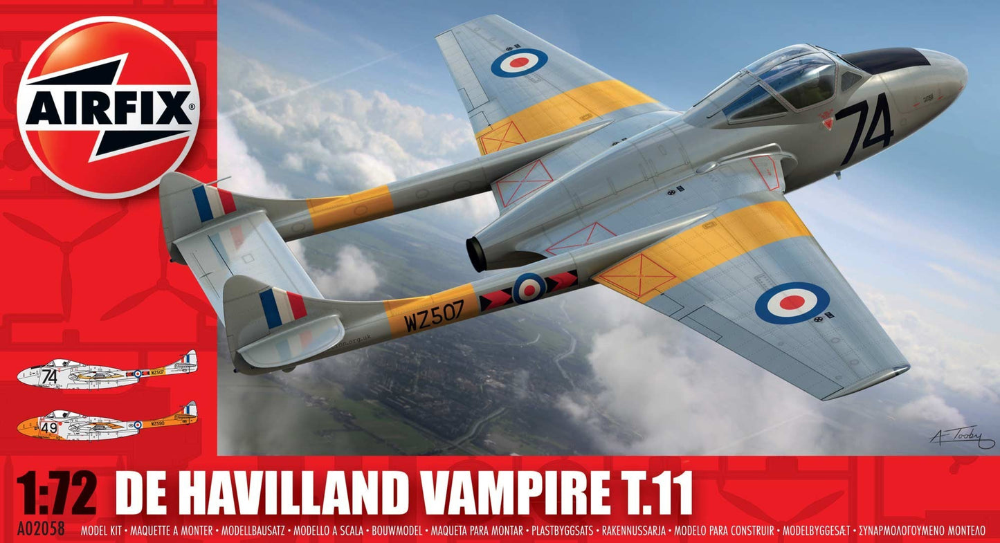 De Havilland Vampire T.11 - AIRFIX 1/72