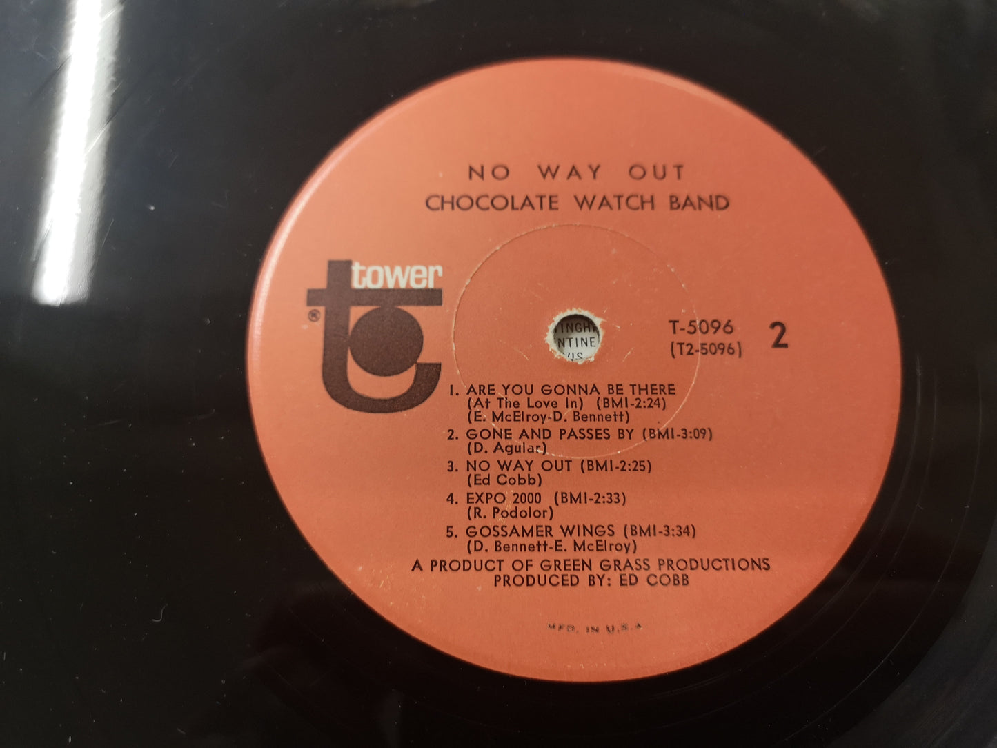 Chocolate Watchband "No Way Out" Orig Mono 1967