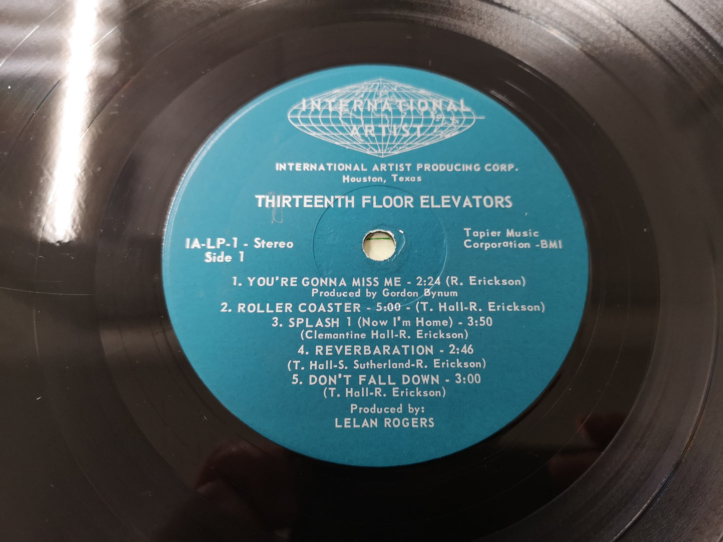 13th Floor Elevators "Psychedelic Sounds" Orig Us Stereo 1966