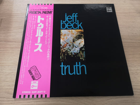 Jeff Beck "Truth" Japan 2nd Press 1973 OBI M-/EX