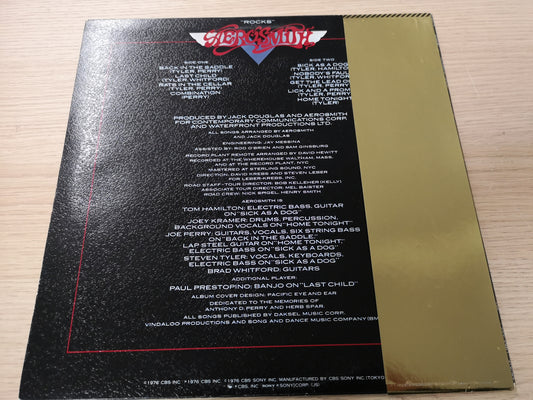 Aerosmith "Rocks" Orig Japan 1976 EX/M- Obi/Insert
