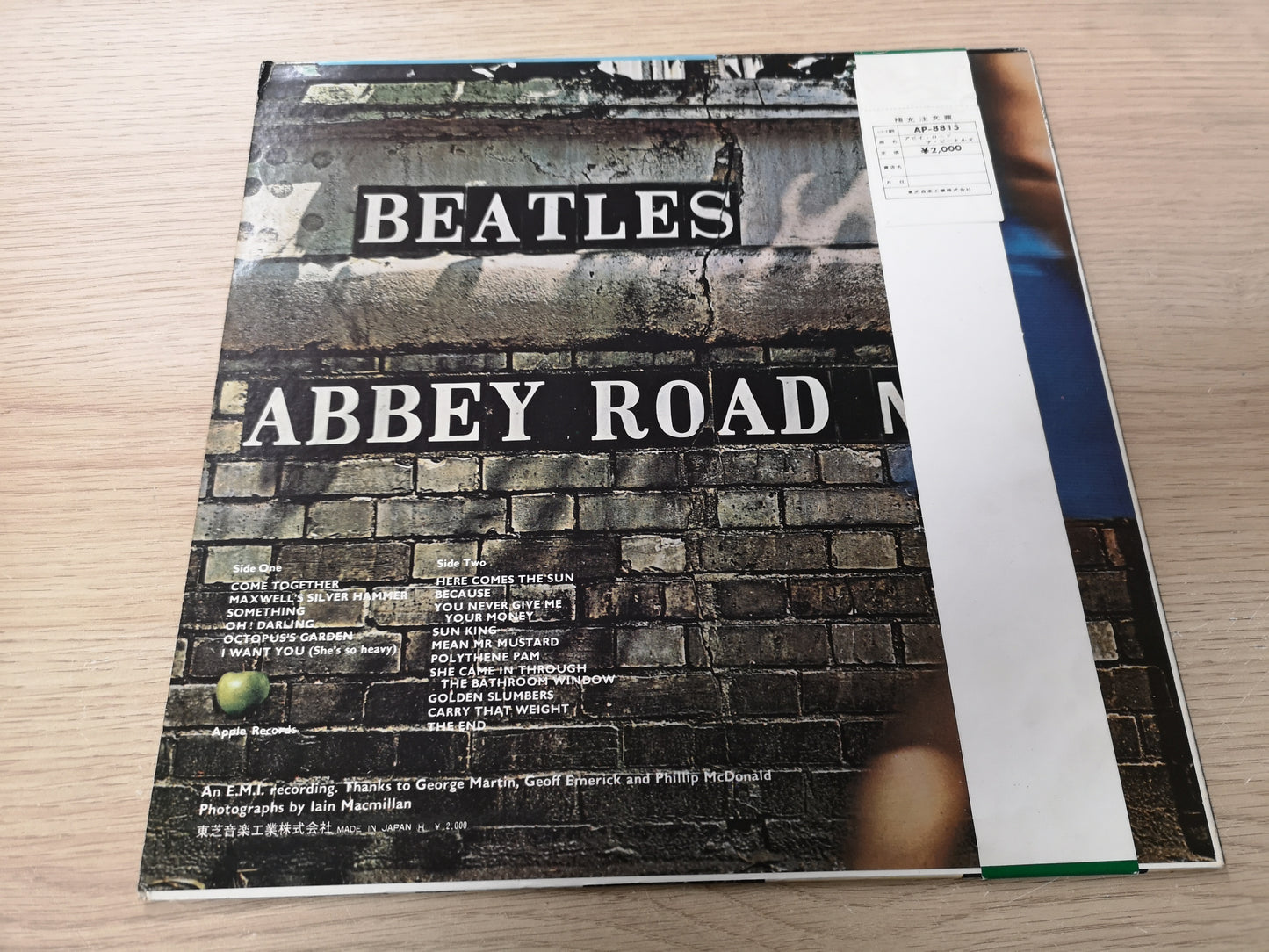 Beatles "Abbey Road" Japan Re 1973 w/Obi M-/M-