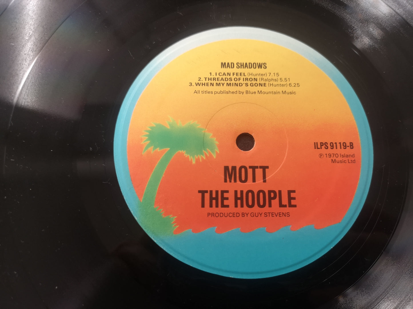 Mott the Hoople "Mad Shadows" Re Uk 1970/76 Vg+/Vg+