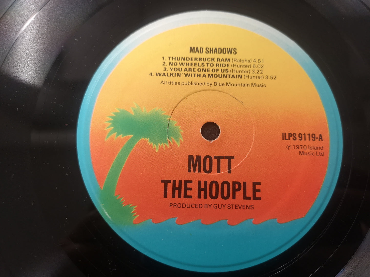 Mott the Hoople "Mad Shadows" Re Uk 1970/76 Vg+/Vg+