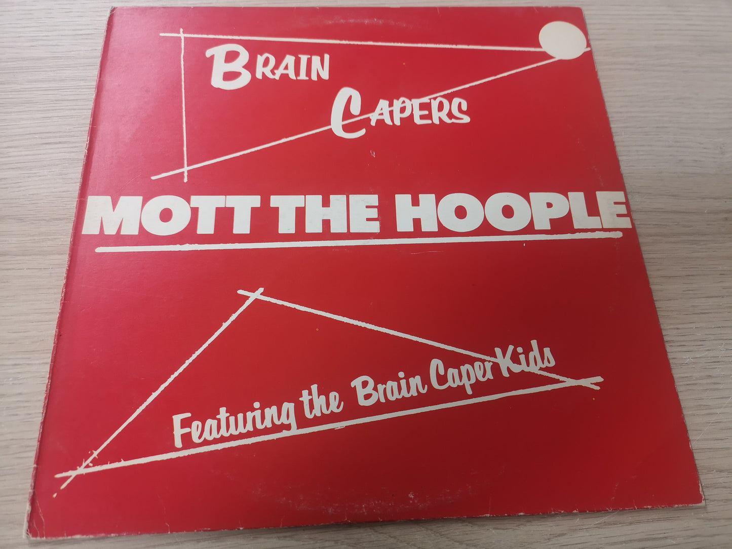 Mott the Hoople "Brain Capers" Re Uk 1971/76 Vg+/Vg+