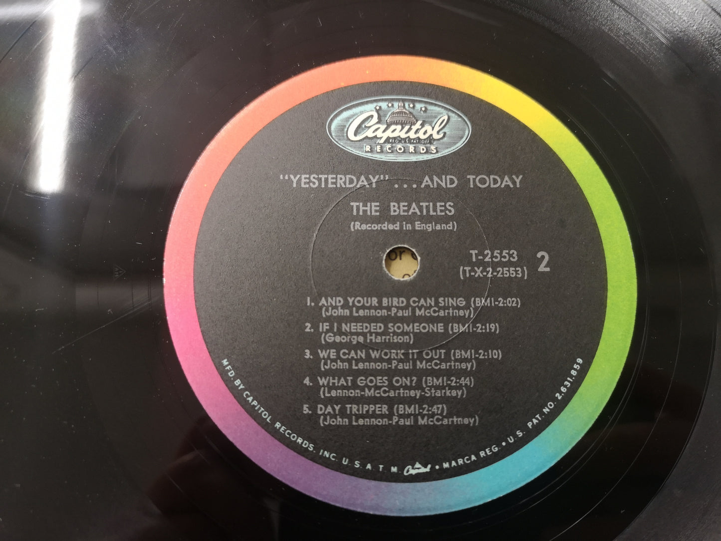 Beatles "Yesterday and Today" Orig Us 1966 VG/VG