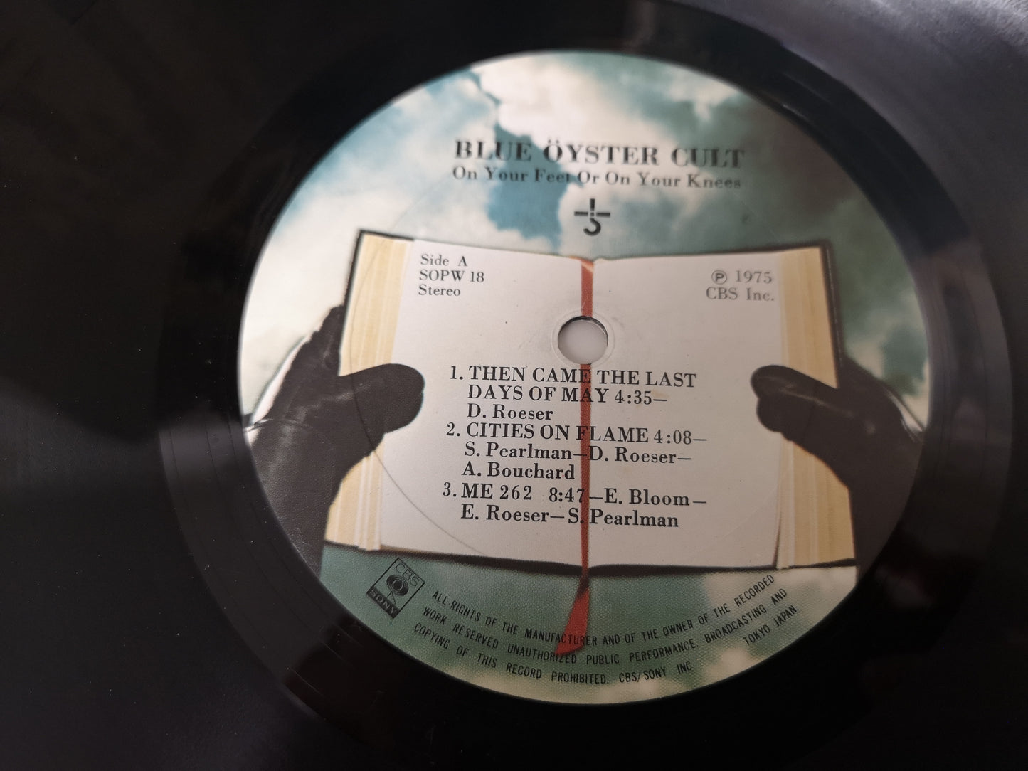 Blue Öyster Cult "On your Feet or on Your Knees" Orig Japan 1975 EX/EX