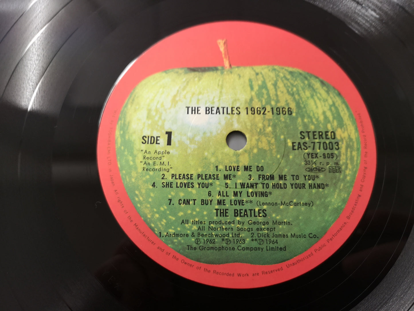 Beatles "1962-1966" Re Japan 2 Lps M-/M-/M-