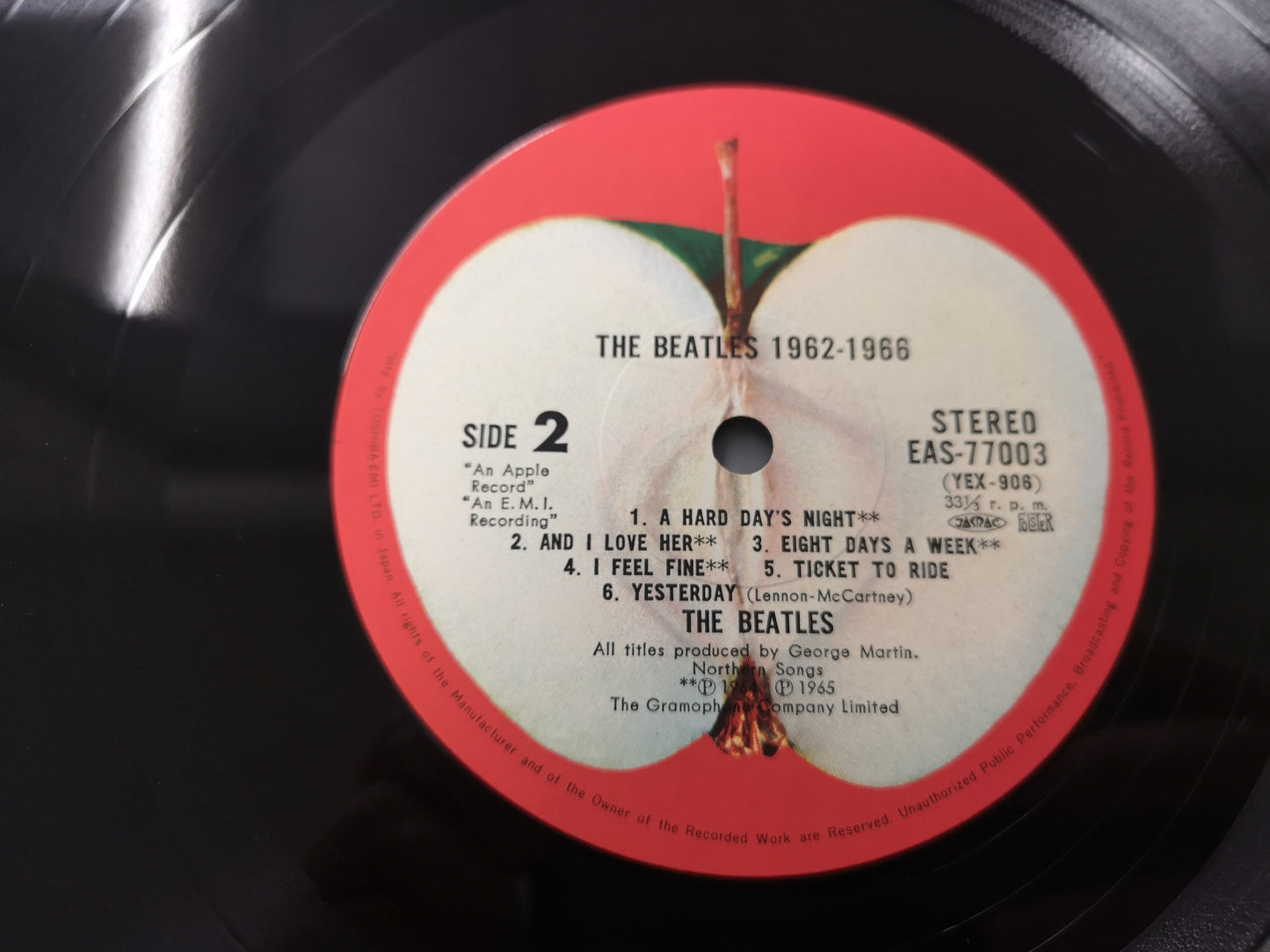 Beatles "1962-1966" Re Japan 2 Lps M-/M-/M-
