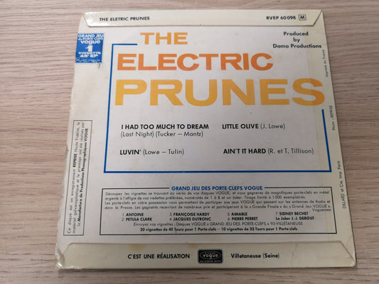 Electric Prunes "(I Had) too much to Dream" Orig Fr EP 1967 EX/VG+