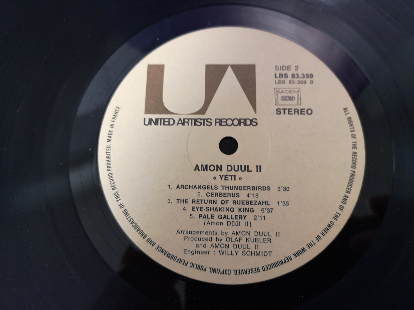 Amon Düül II "Yeti" Orig Fr (2nd Label) VG++/VG++ 2 Lps