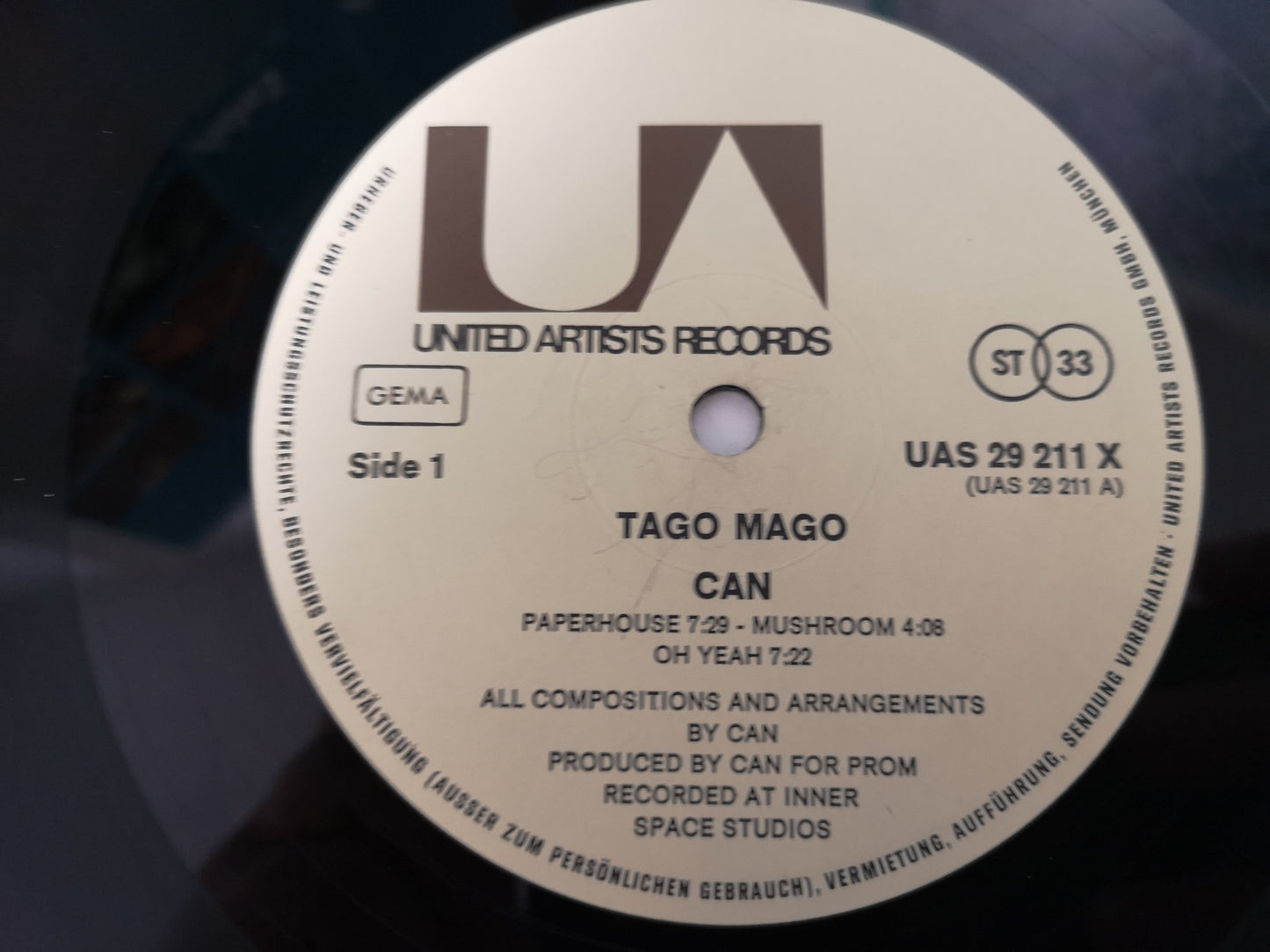 Can "Tago Mago" Orig Ger 1971 EX/EX-
