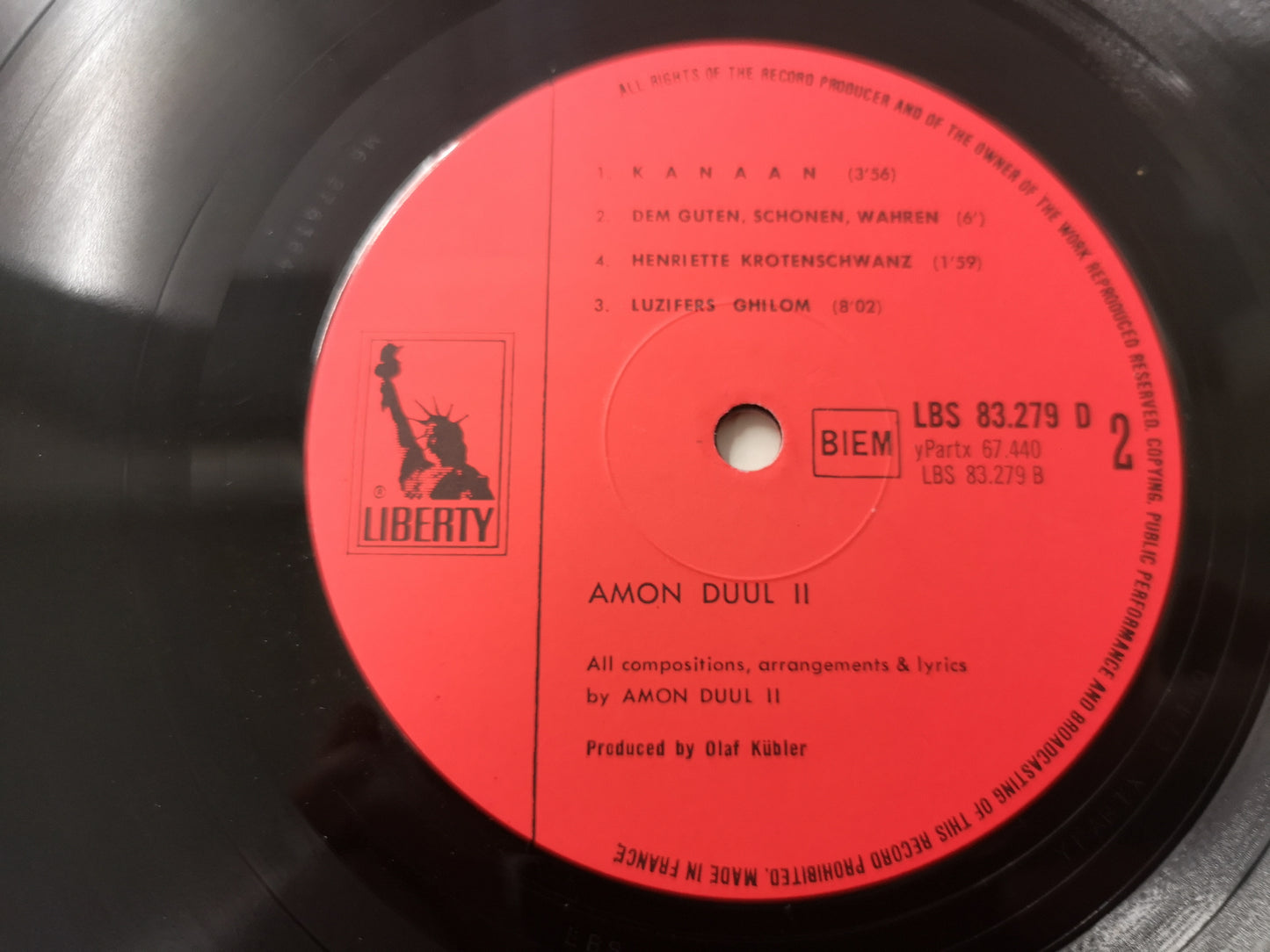Amon Düül II "Phallus Dei" Orig Fr 1970 EX/EX