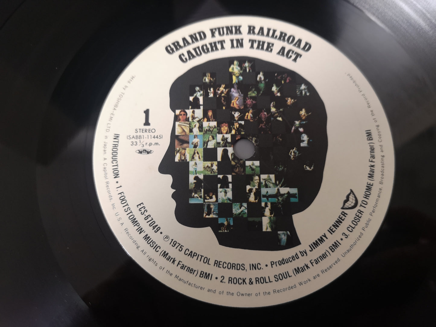 Grand Funk Railroad "Caught in the Act" Orig Japan 2 Lps VG++/EX/EX
