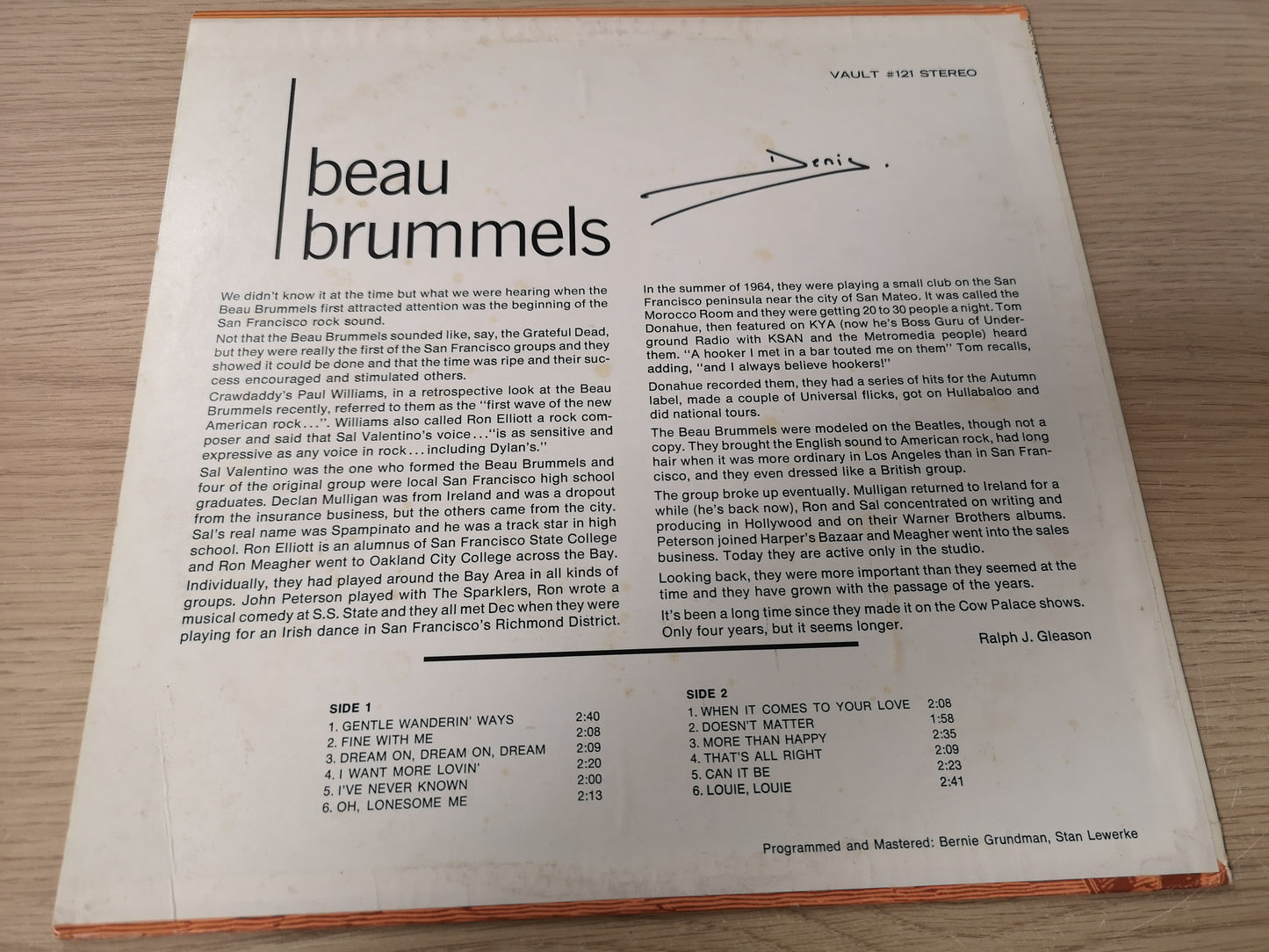 Beau Brummels "Vol.44" Orig US 1968 EX/EX