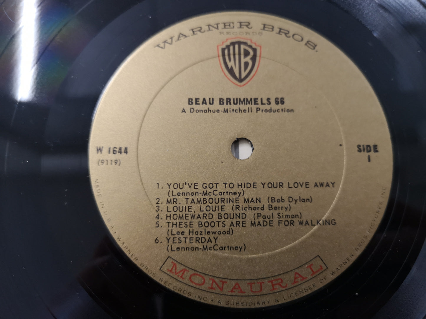 Beau Brummels "66" Orig US Mono 1966 Vg+/Vg++