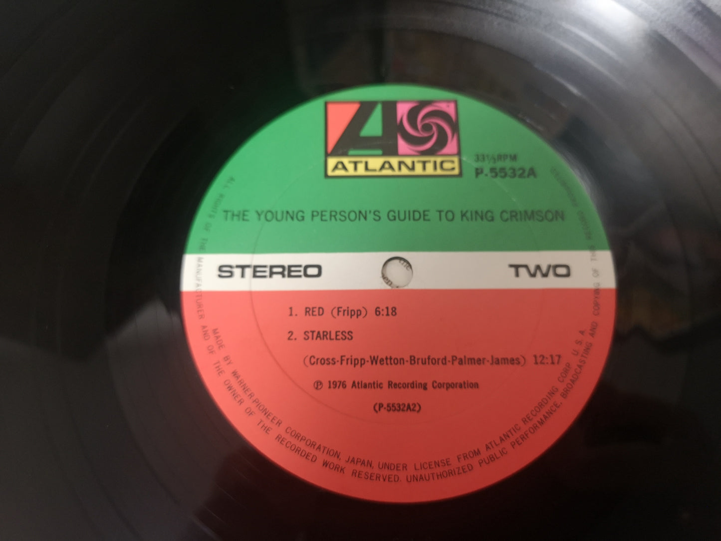 King Crimson "The Young Person' Guide" Orig Japan 1976 VG++/EX w/ Obi & Booklet