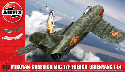 Mikoyan-Gurevich MiG-17F "Fesco" (Shenyang J-5) - AIRFIX 1/72