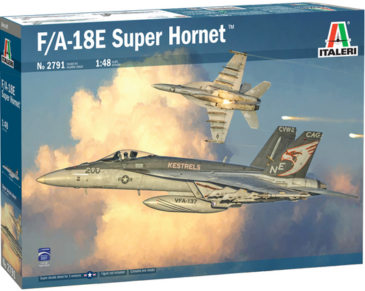 Boeing F/A-18E Super Hornet + Super Decal - ITALERI 1/48