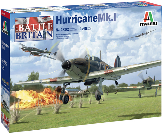 Hawker Hurricane Mk.I - Battle of Britain 80th Anniversary + Super Decal - ITALERI 1/48