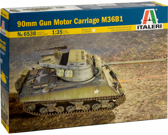 M36B1 90mm Gun Motor Carriage - ITALERI 1/35