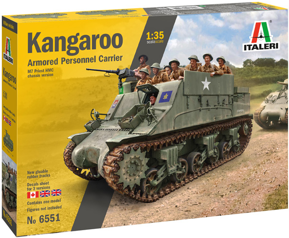 Kangaroo M7 Priest Armored Personnel Carrier - ITALERI 1/35