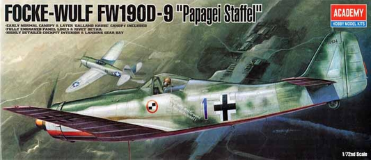 Focke-Wulf Fw190D-9 "Papagei Staffel" - ACADEMY 1/72