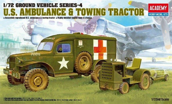 US Ambulance & Towing Tractor - ACADEMY 1/72