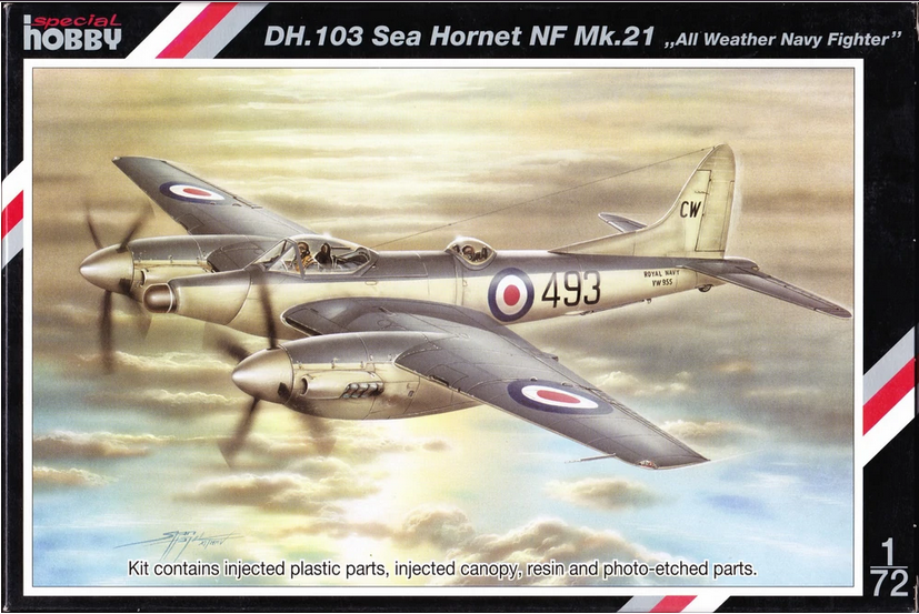 DH. 103 Sea Hornet NF Mk.21 "All Weather Navy Fighter" - SPECIAL HOBBY 1/72