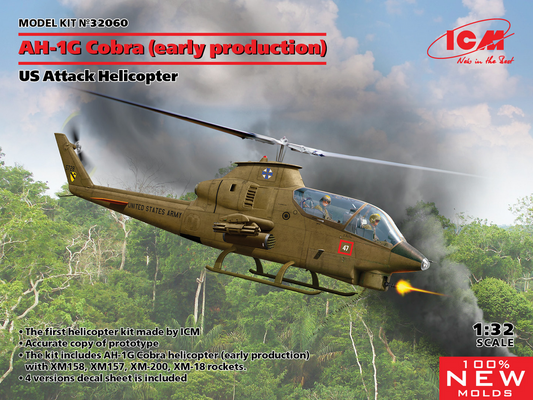 AH-1G Cobra Hélicoptère d'attaque Américain - ICM 1/32
