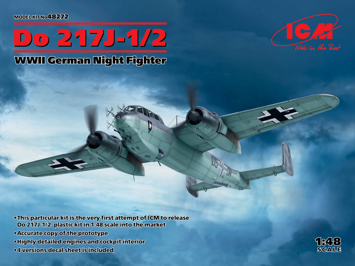 Dornier Do-217J-1/2 WWII German Night Fighter - ICM 1/48