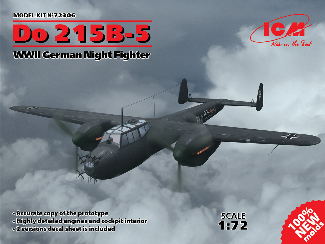 Do 215B-5 WWII German Night Fighter - ICM 1/72