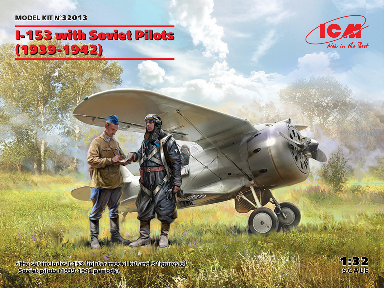 I-153 with Soviet Pilots (1939-1942) - ICM 1/32