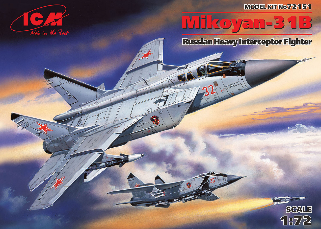 Mikoyan-31B - Russian Heavy Interceptor Fighter - ICM 1/72