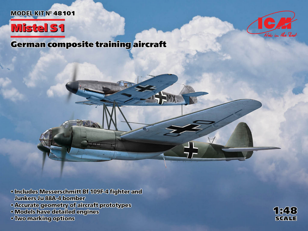 Mistel S1 German composite training aircraft - ICM 1/48