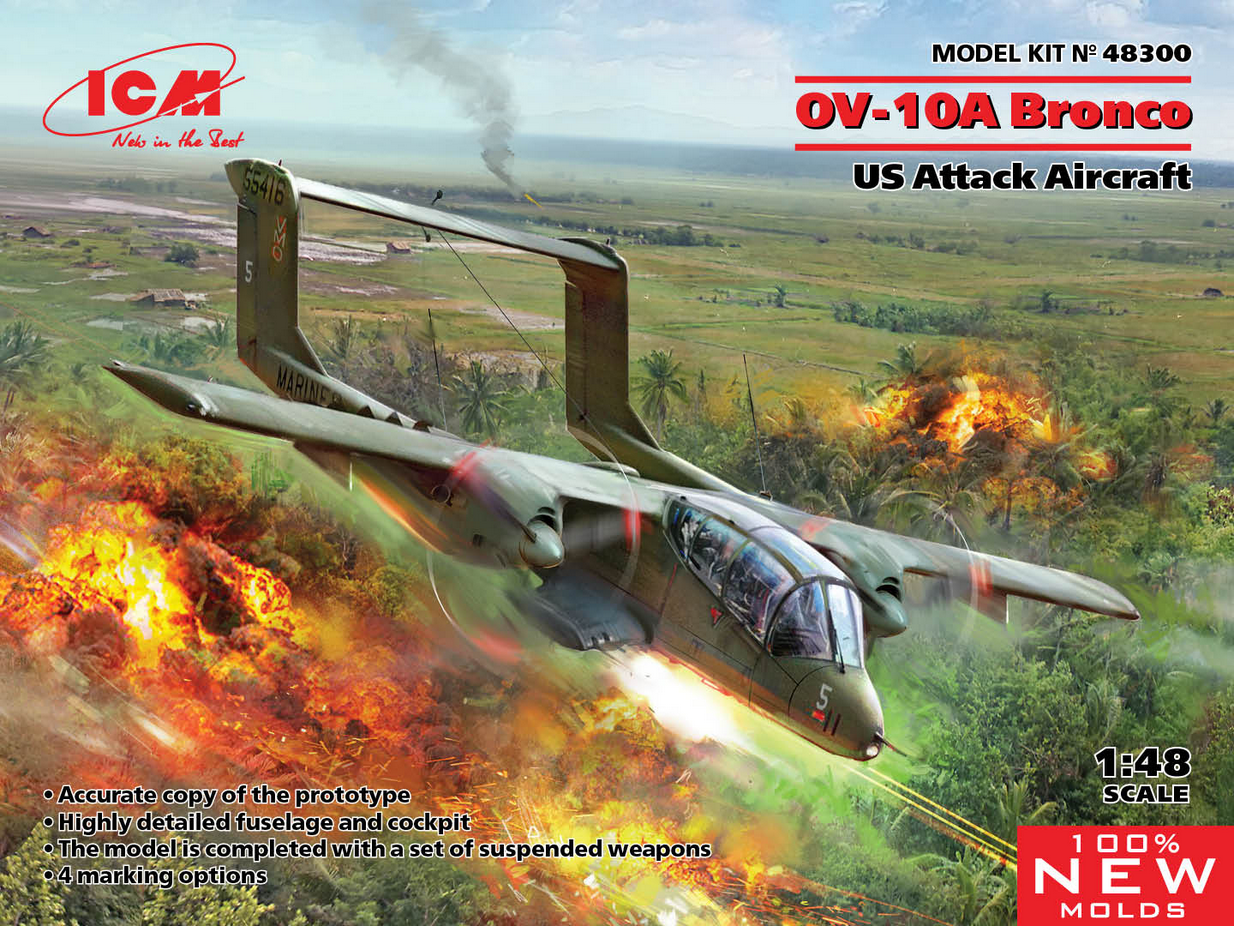 OV-10A Bronco US Attack Aircraft - ICM 1/48