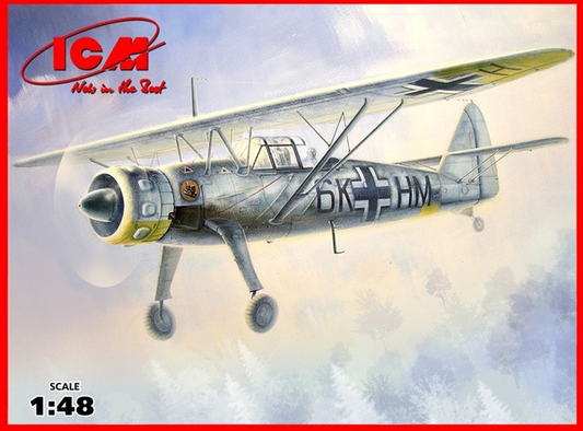 Henschel Hs 126B-1 WWII German Reconnaissance Plane - ICM 1/48