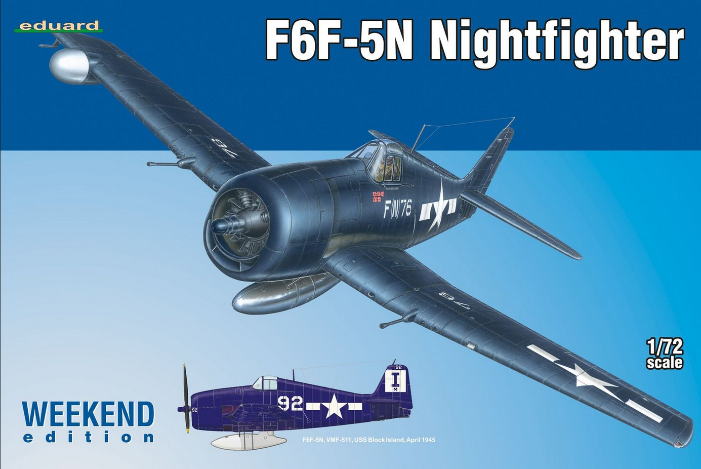 Grumman F6F-5N Hellcat Nightfighter - ed. Week End - EDUARD 1/72