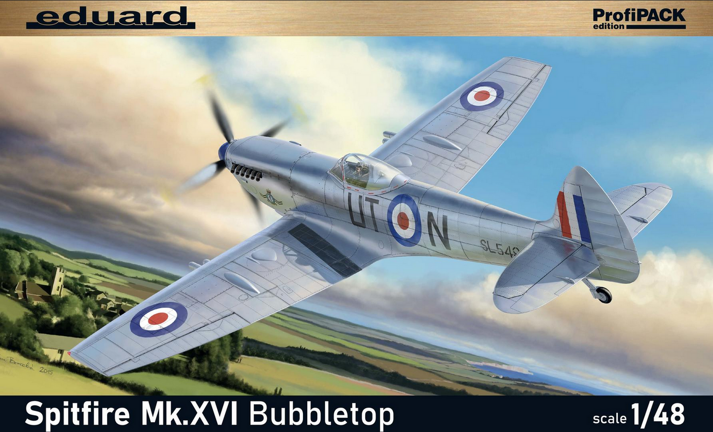 Spitfire Mk.XVI Bubbletop - Profipack - EDUARD 1/48